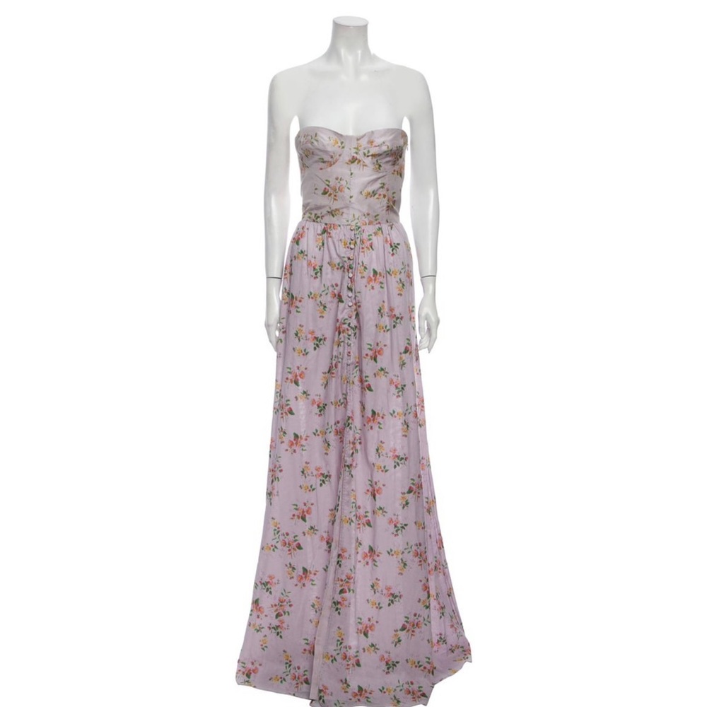 Brock Collection Long Floral Printed Dress